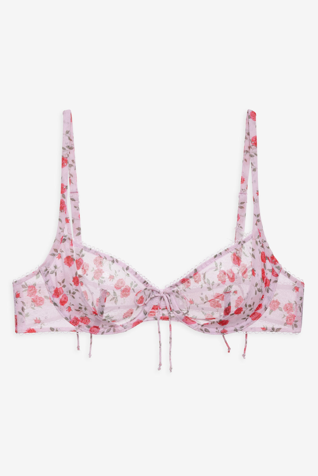 For Love and Lemons Lottie Underwire Bra - Pink