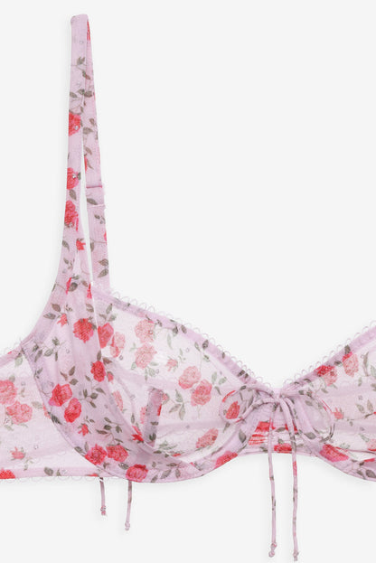 For Love and Lemons Lottie Underwire Bra - Pink