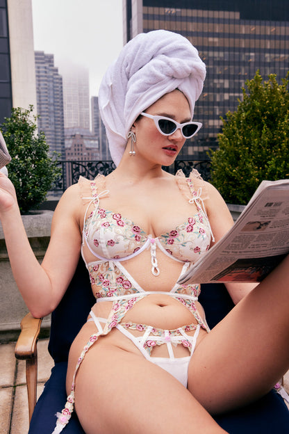 For Love and Lemons Siena Bustier - Gold