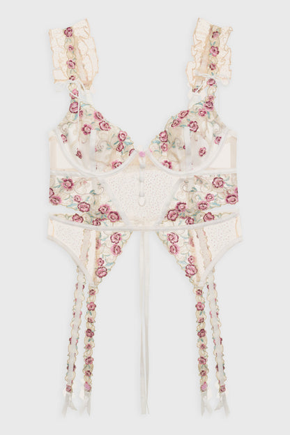 For Love and Lemons Siena Bustier - Gold