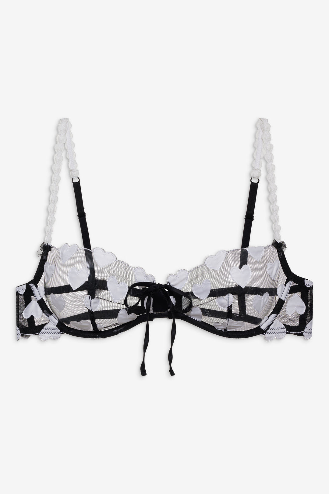 For Love and Lemons Mia Underwire Bra - Black
