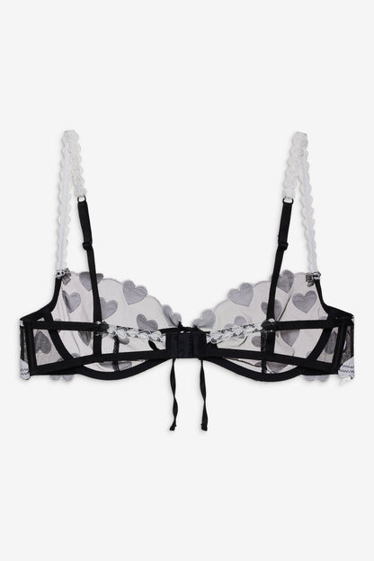 For Love and Lemons Mia Underwire Bra - Black