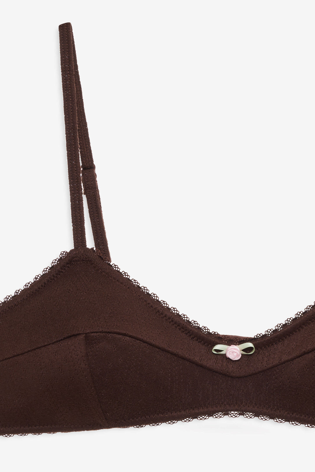 For Love and Lemons Elliana Bralette - Chocolate