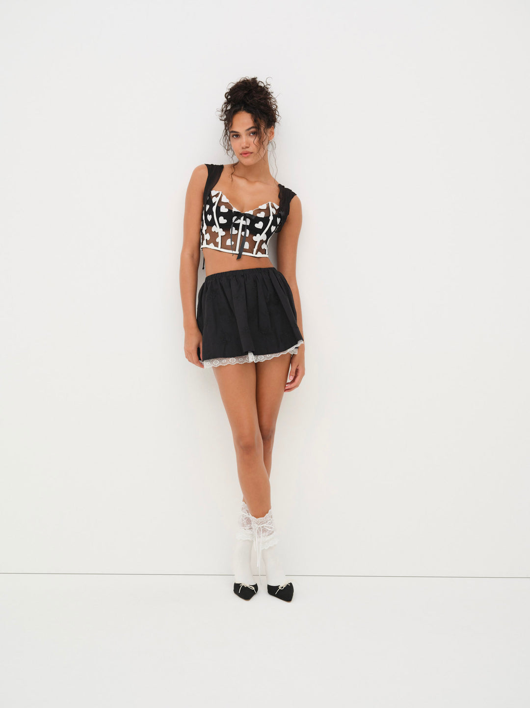 For Love and Lemons Mia Bustier - Black
