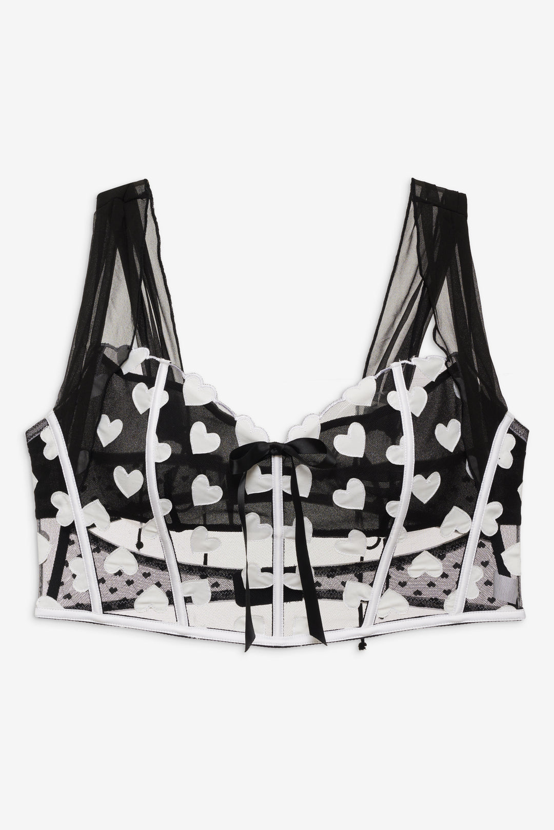 For Love and Lemons Mia Bustier - Black
