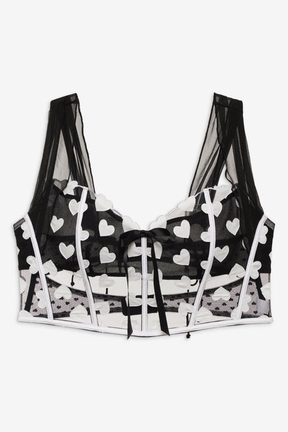 For Love and Lemons Mia Bustier - Black