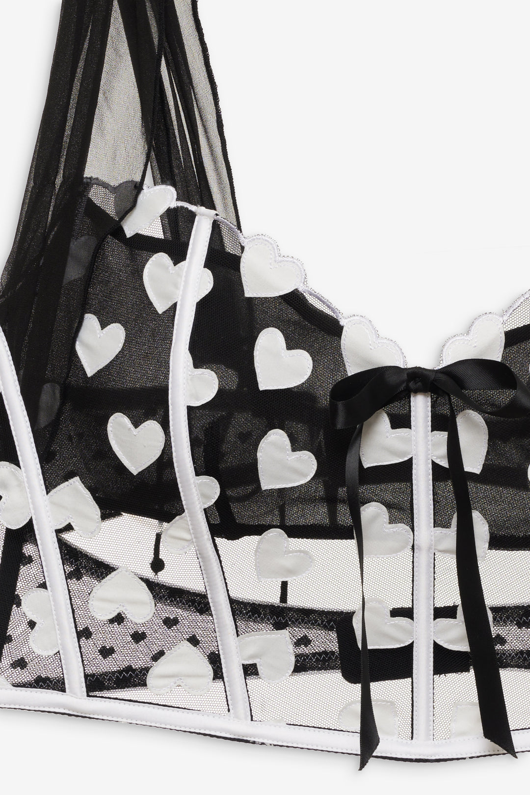 For Love and Lemons Mia Bustier - Black