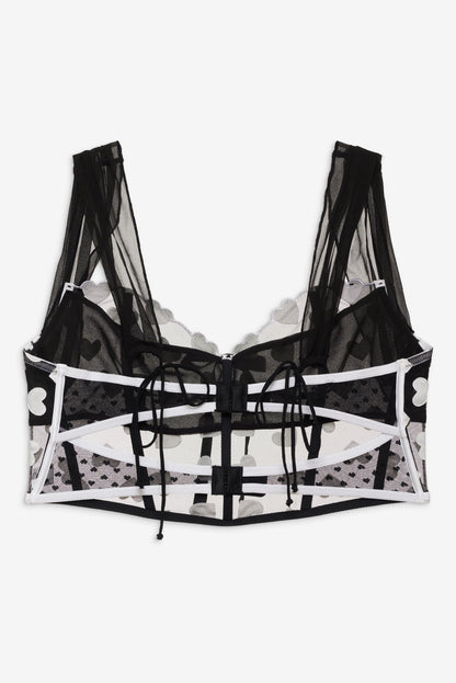 For Love and Lemons Mia Bustier - Black