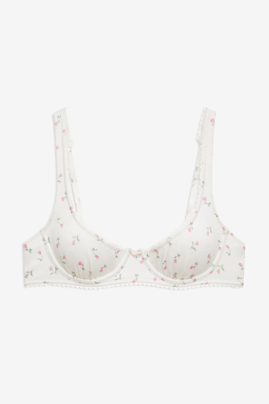For Love and Lemons Elliana Underwire Bra - White