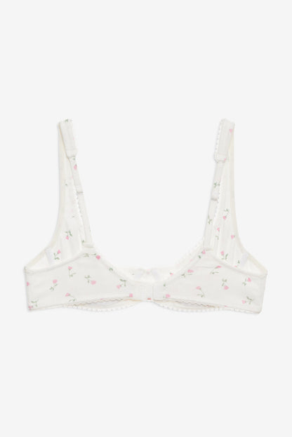 For Love and Lemons Elliana Underwire Bra - White