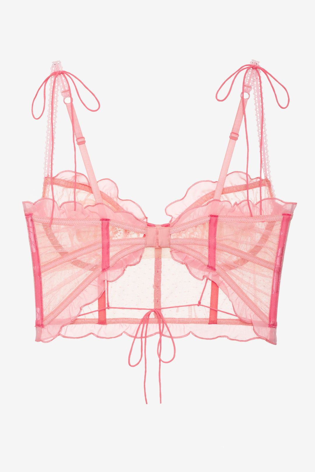 For Love and Lemons Seashell Bustier - Pink