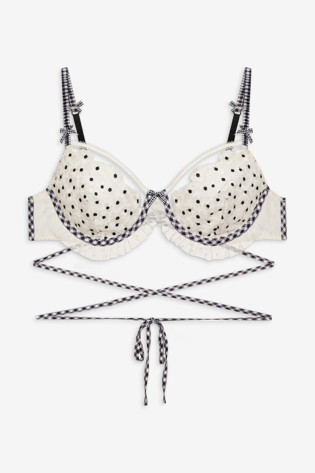 For Love and Lemons Odette Underwire Bra - White