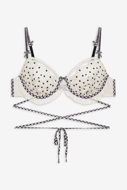 For Love and Lemons Odette Underwire Bra - White