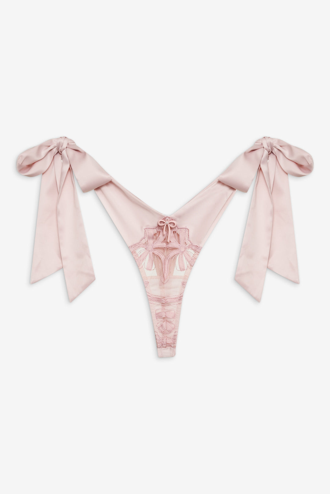 For Love and Lemons Hallie Thong Panty - Pink