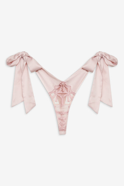 For Love and Lemons Hallie Thong Panty - Pink