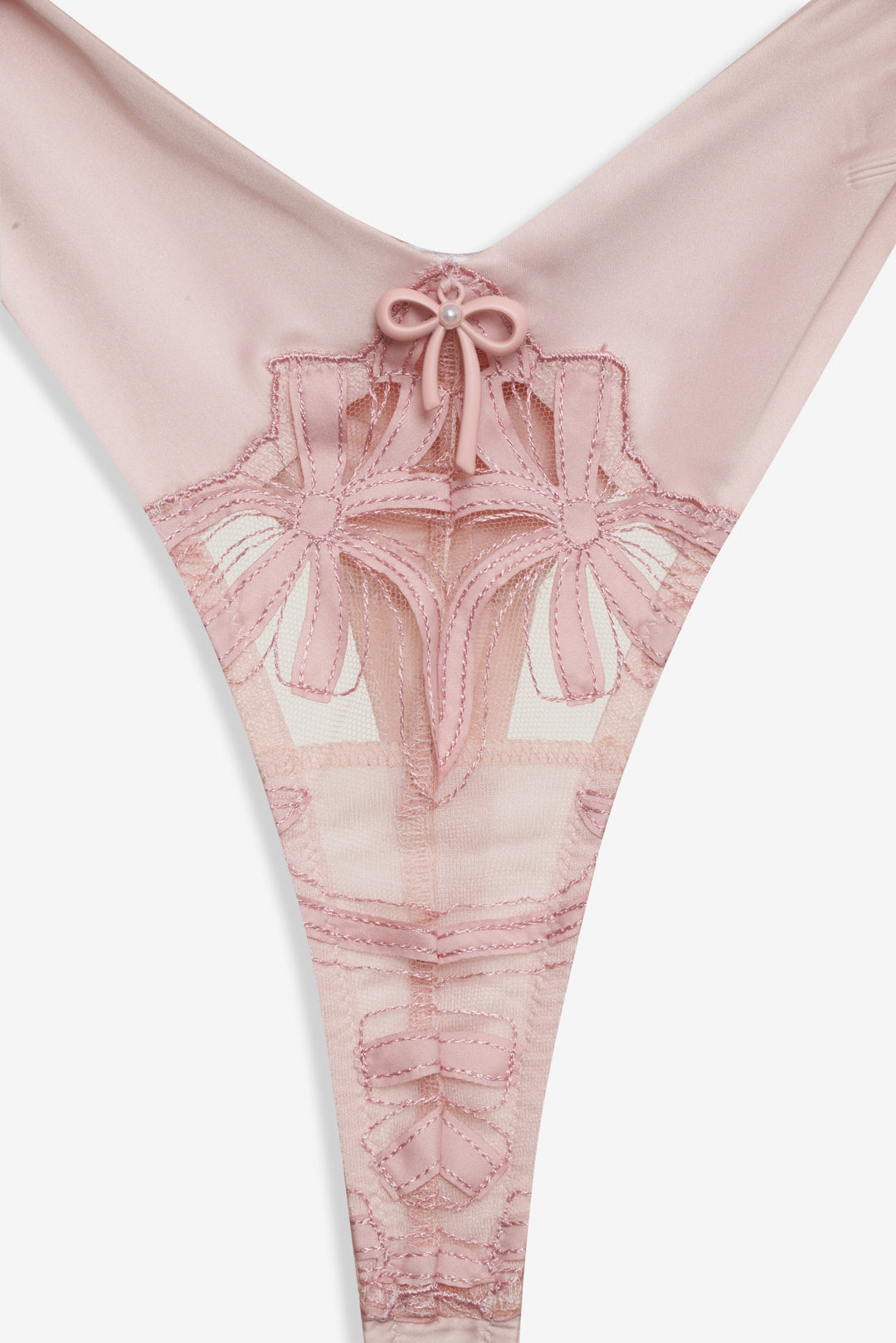 For Love and Lemons Hallie Thong Panty - Pink