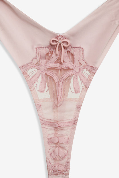 For Love and Lemons Hallie Thong Panty - Pink