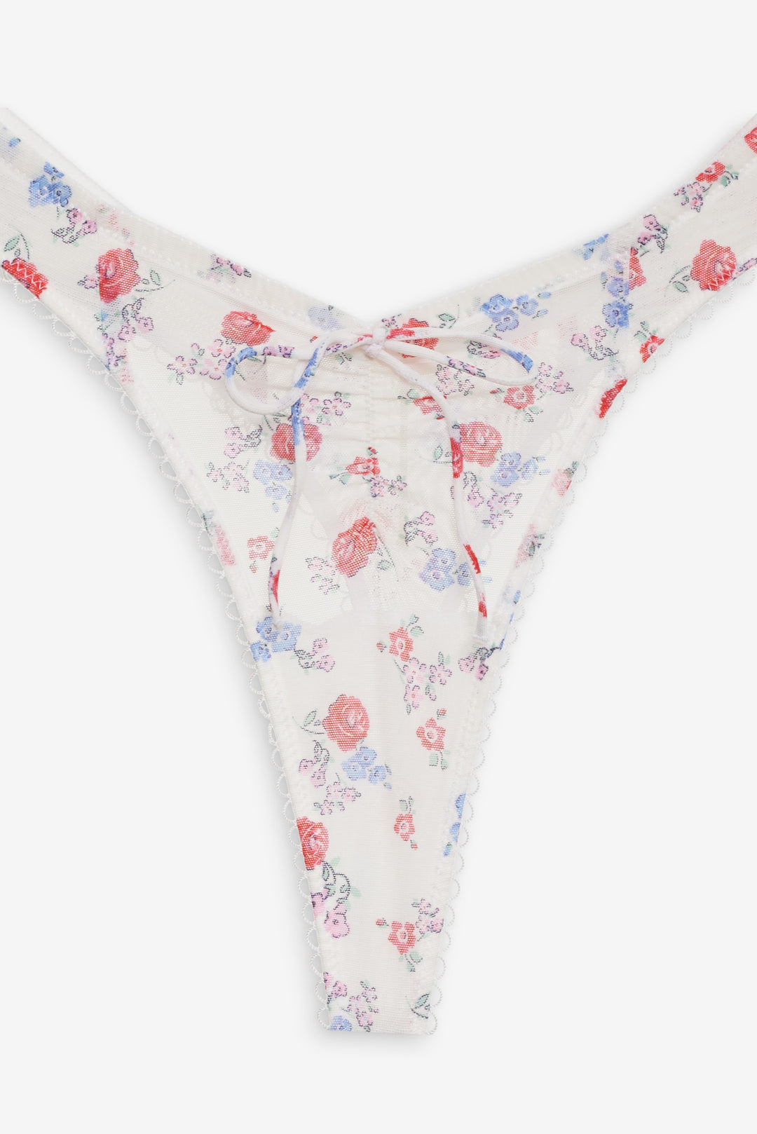 For Love and Lemons Lottie Thong Panty - Red