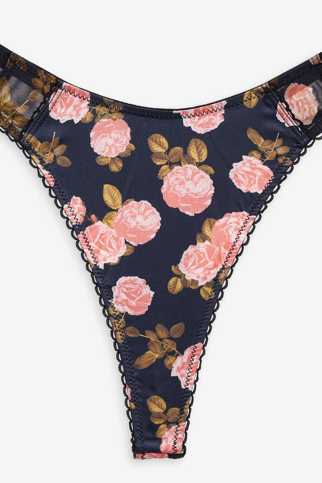 For Love and Lemons Kayla Thong Panty - Navy