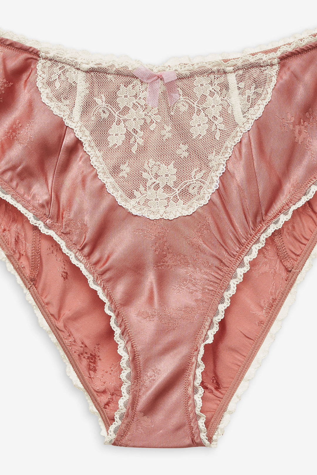 For Love and Lemons Juliet High-Waist Panty - Terracotta