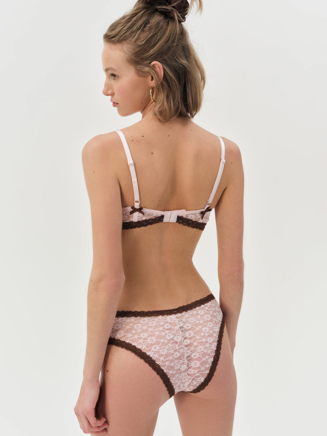 For Love and Lemons Pamela Cheeky Panty - LT Pink