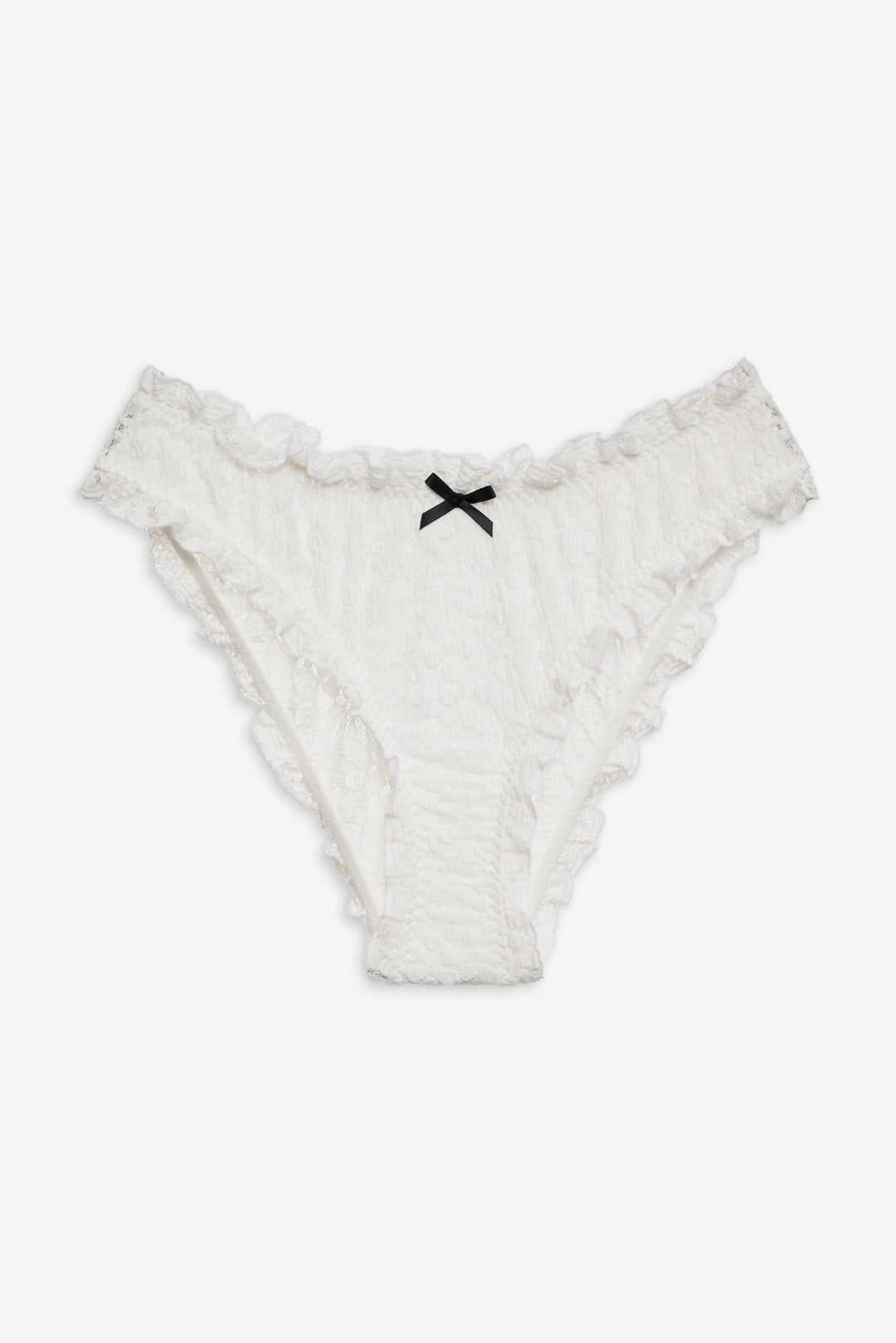 For Love and Lemons Sally Stretch Lace Cheeky Panty - White