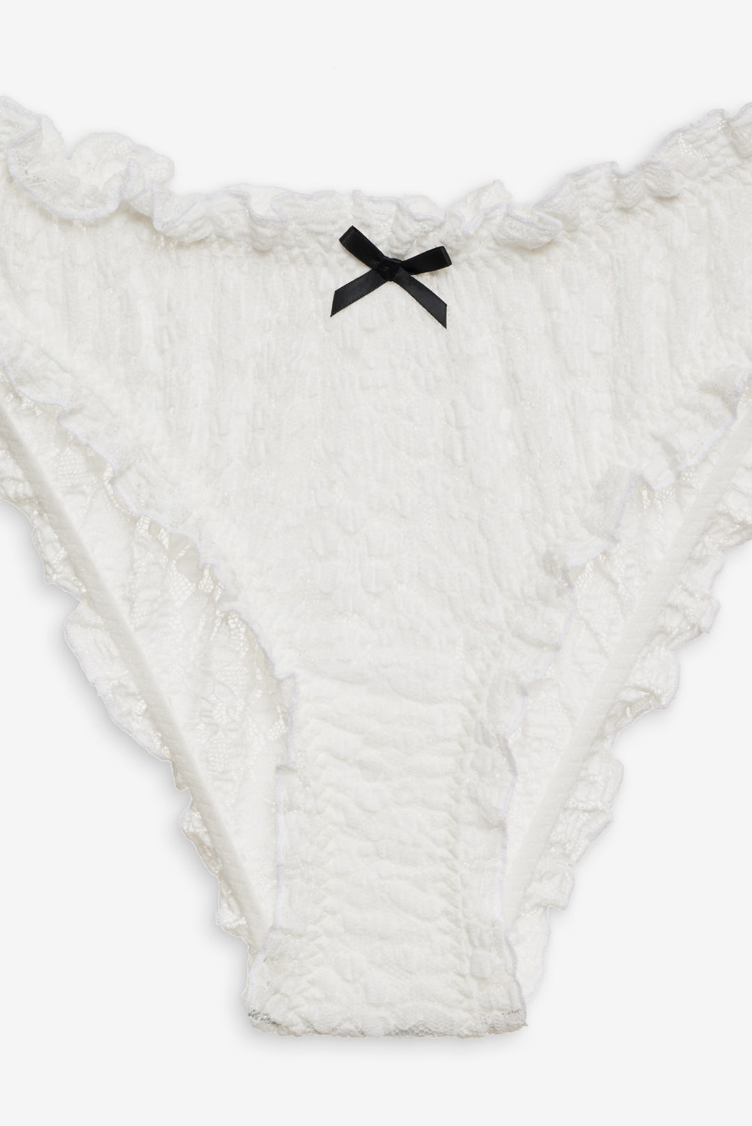 For Love and Lemons Sally Stretch Lace Cheeky Panty - White