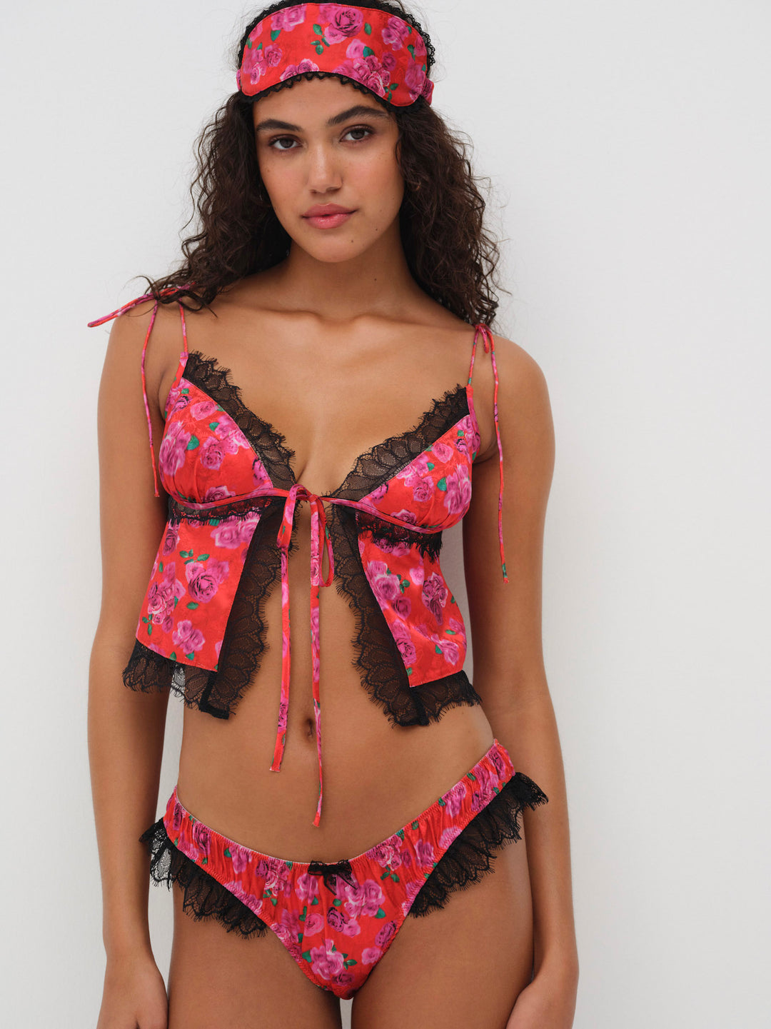 For Love and Lemons Bellamy Panty - Red