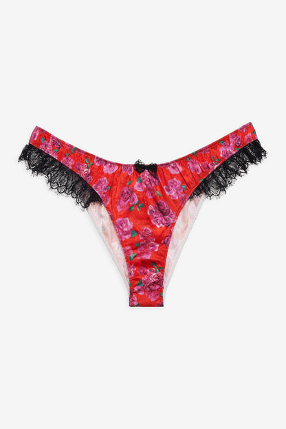 For Love and Lemons Bellamy Panty - Red