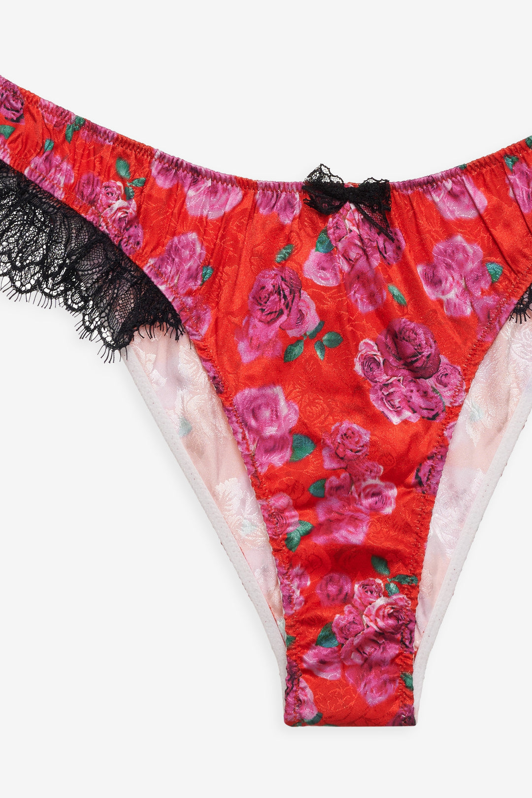 For Love and Lemons Bellamy Panty - Red