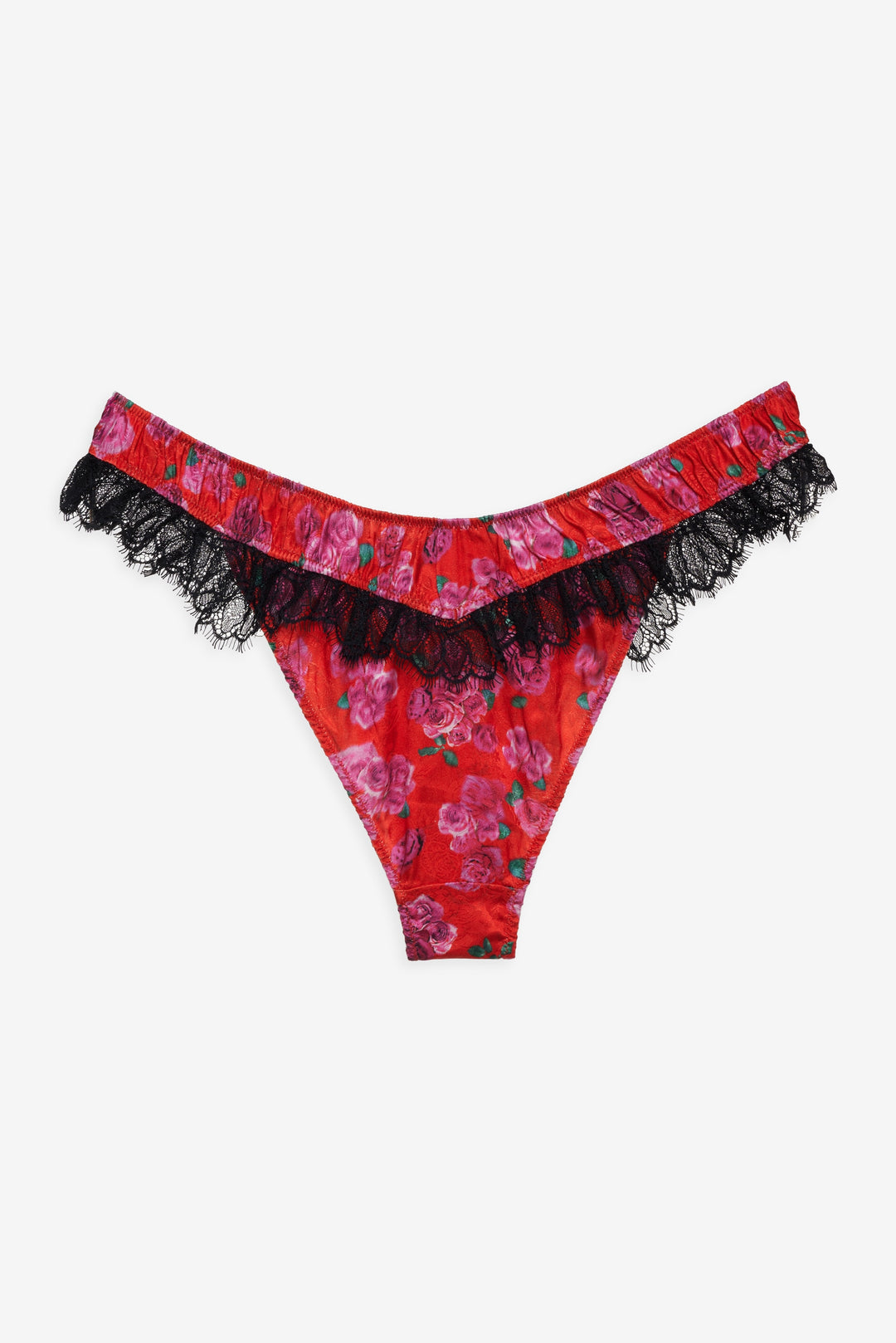 For Love and Lemons Bellamy Panty - Red