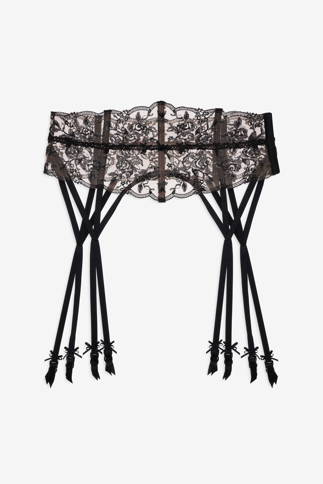 For Love and Lemons Sonia Garter Belt - Black
