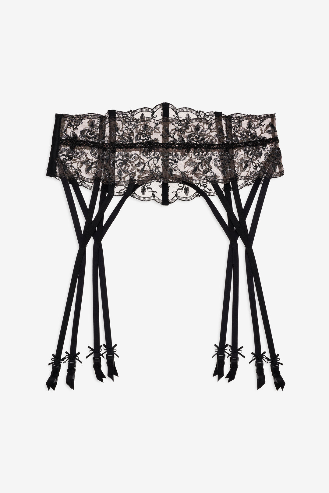 For Love and Lemons Sonia Garter Belt - Black