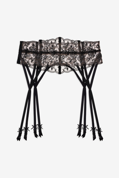 For Love and Lemons Sonia Garter Belt - Black