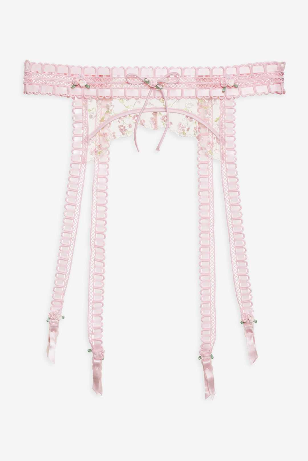 For Love and Lemons Pinkaboo Garter Belt - Pink