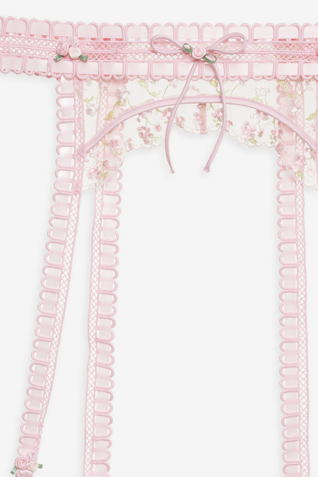 For Love and Lemons Pinkaboo Garter Belt - Pink
