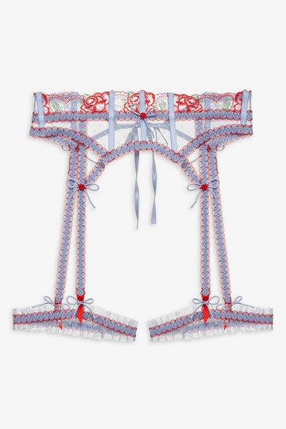 For Love and Lemons First Crush Garter - Blue