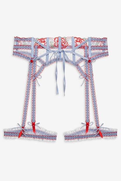 For Love and Lemons First Crush Garter - Blue