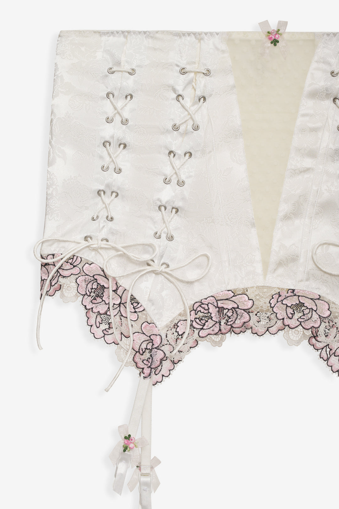 For Love and Lemons Marit Garter Skirt - White