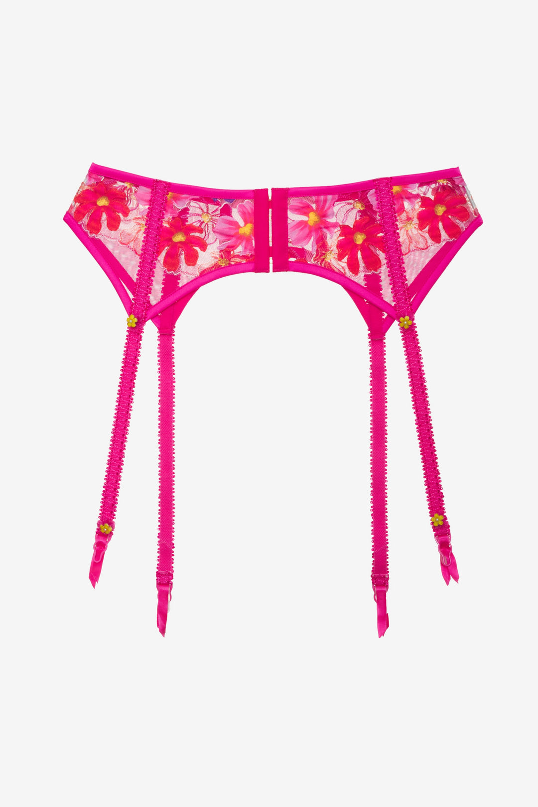 For Love and Lemons Anemone Garter Belt - Pink