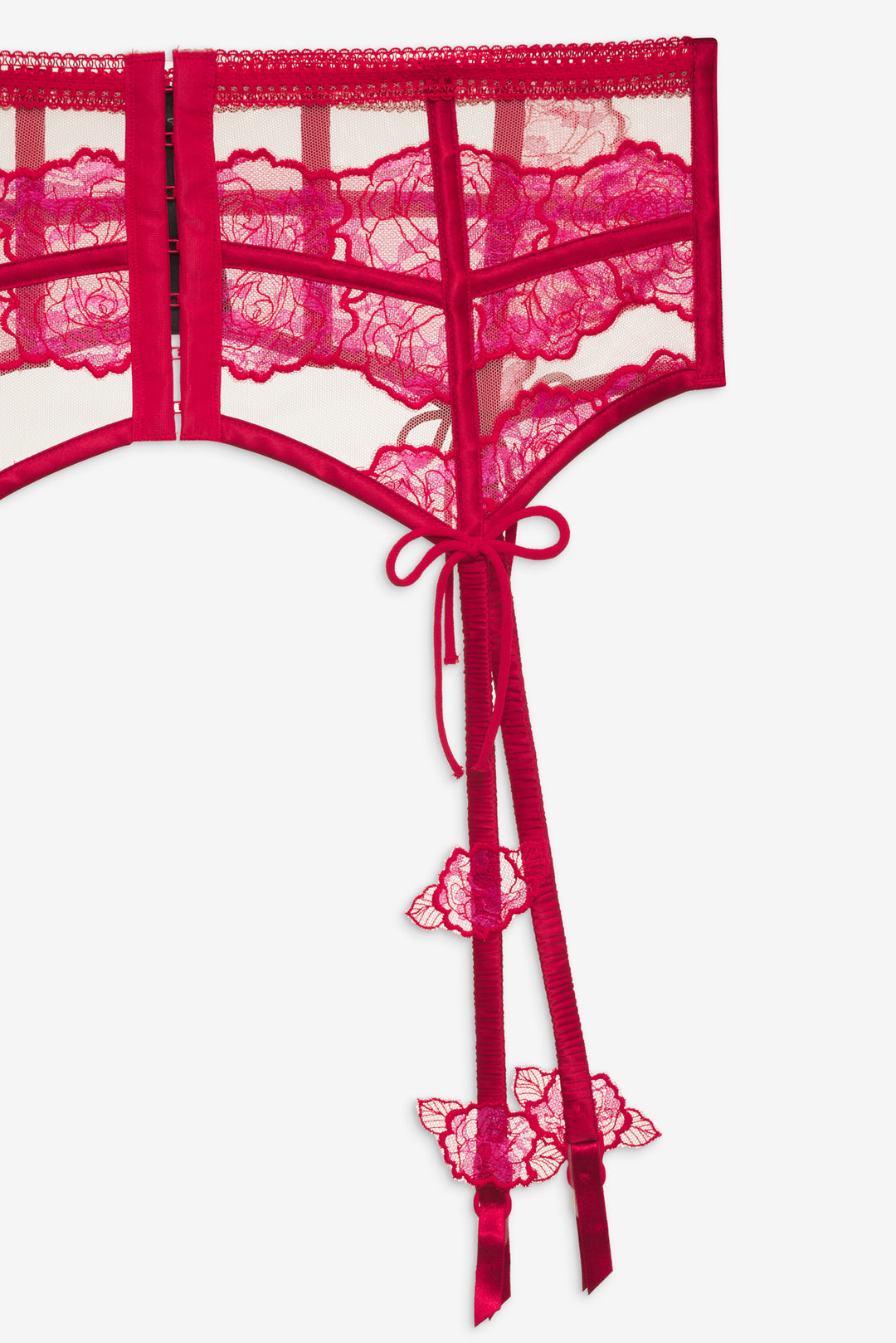 For Love and Lemons Cordelia Garter Belt - Red