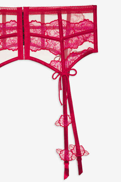 For Love and Lemons Cordelia Garter Belt - Red
