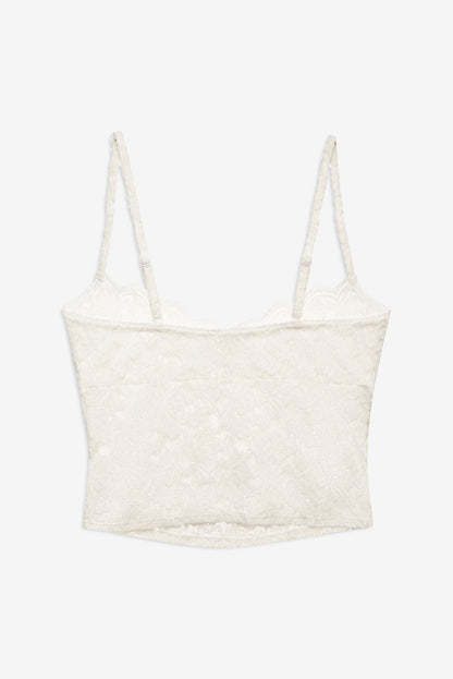 For Love and Lemons Cloud Lace Cami - White
