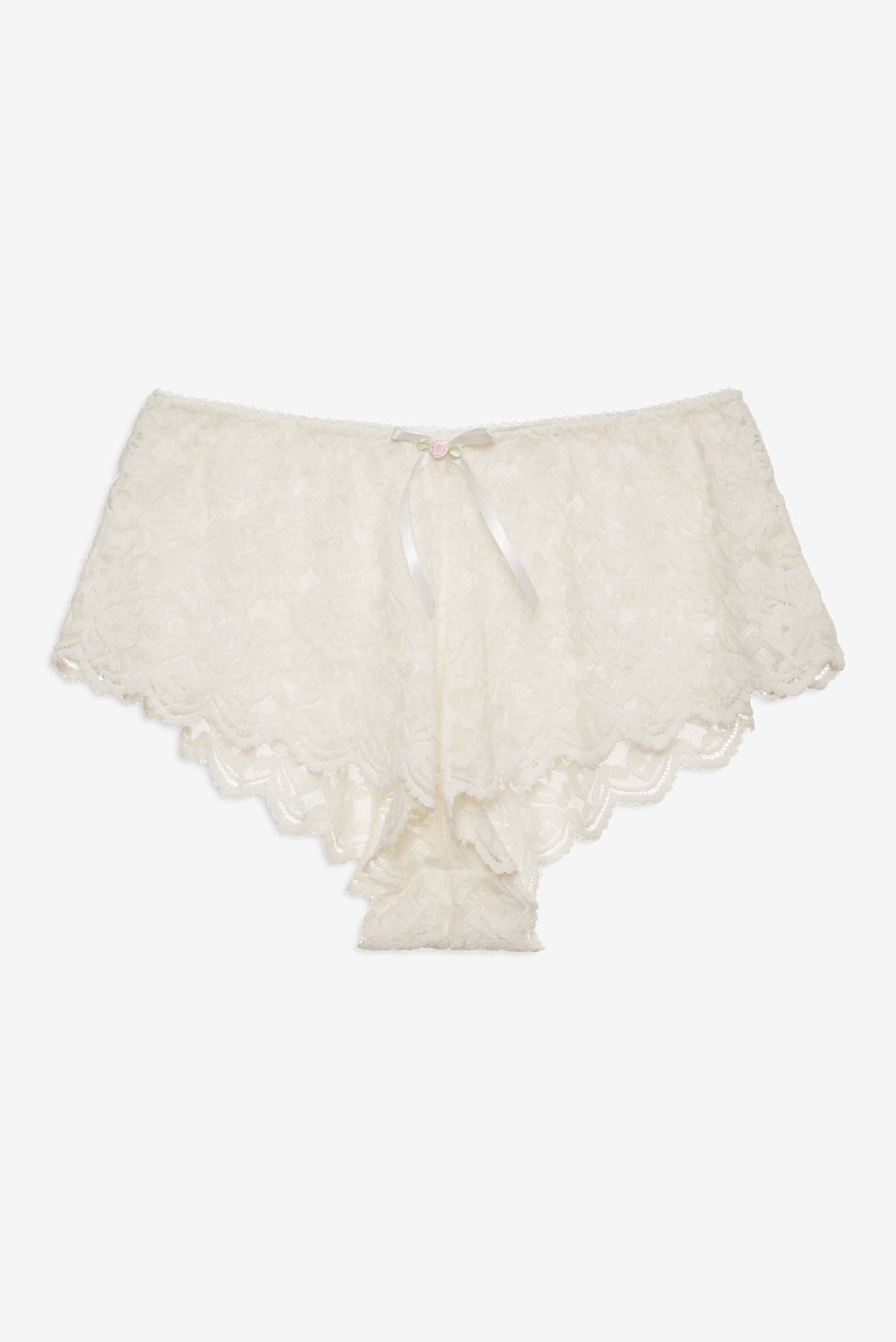 For Love and Lemons Cloud Lace Short - White