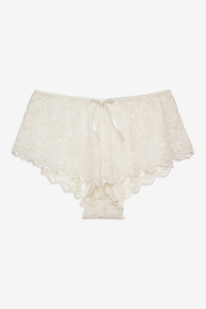 For Love and Lemons Cloud Lace Short - White