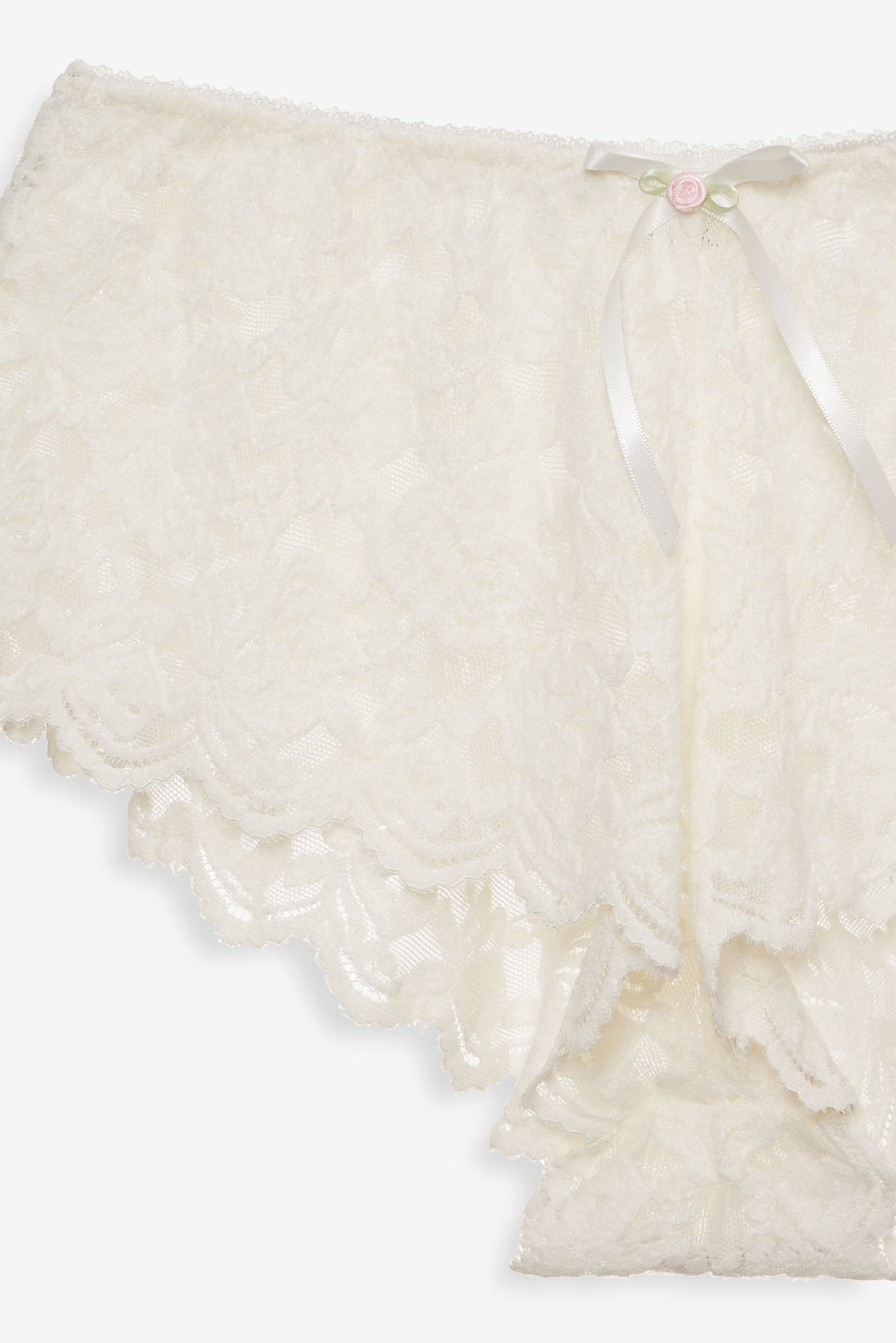 For Love and Lemons Cloud Lace Short - White