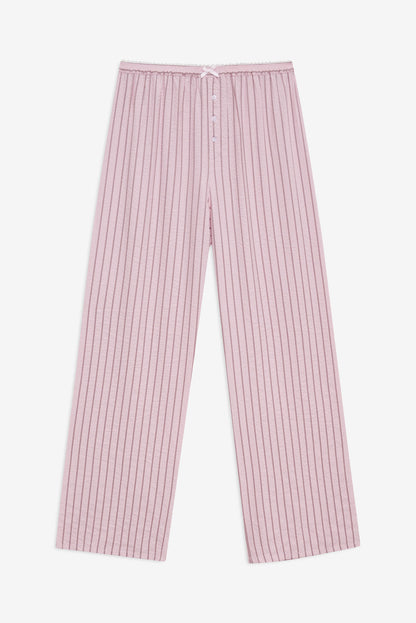 For Love and Lemons Mindy Wide Leg Pant - Pink