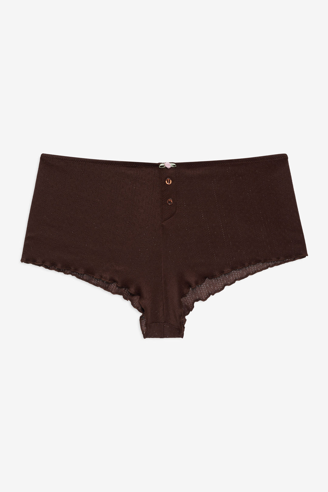 For Love and Lemons Elliana Sleep Short - Chocolate