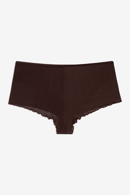 For Love and Lemons Elliana Sleep Short - Chocolate