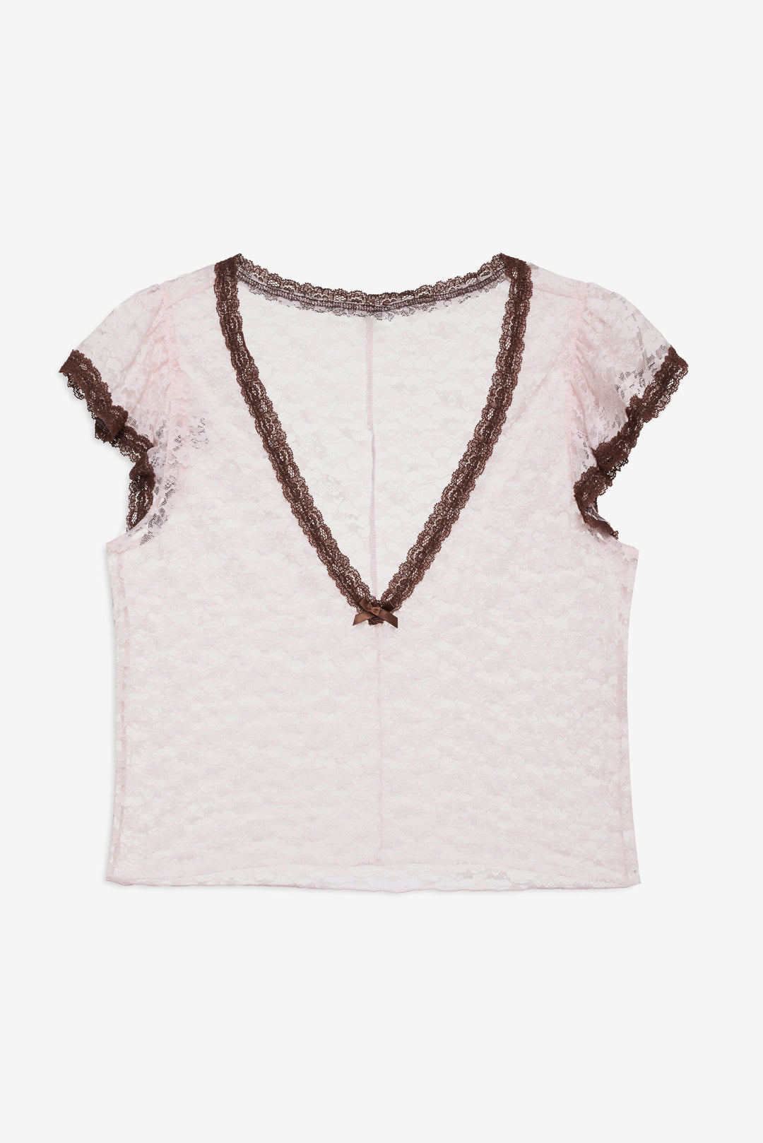 For Love and Lemons Pamela Sleep Top - LT Pink